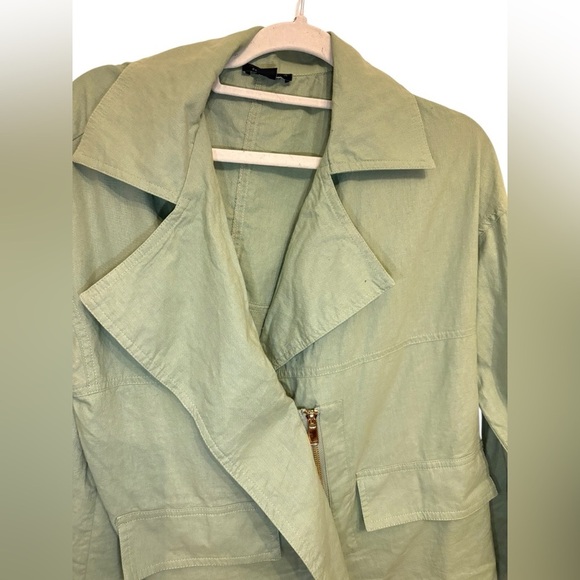 Fashion Nova Sage Utility Jacket - Picture 2 of 4